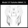 Suitable for 25 Types of Yamaha NMAX155 Fuel Tank Stickers, Body Protection Decals, Anti-scratch and Waterproof Modification Accessories