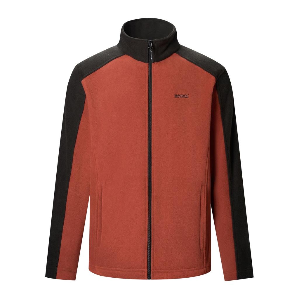 Regatta Great Outdoors Mens Hedman II Two Tone Full Zip Fleece Jacket