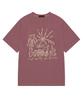 Sseleupe Cast Dream No Warris Pigment Short Sleeve T-Shirt Coral Pink