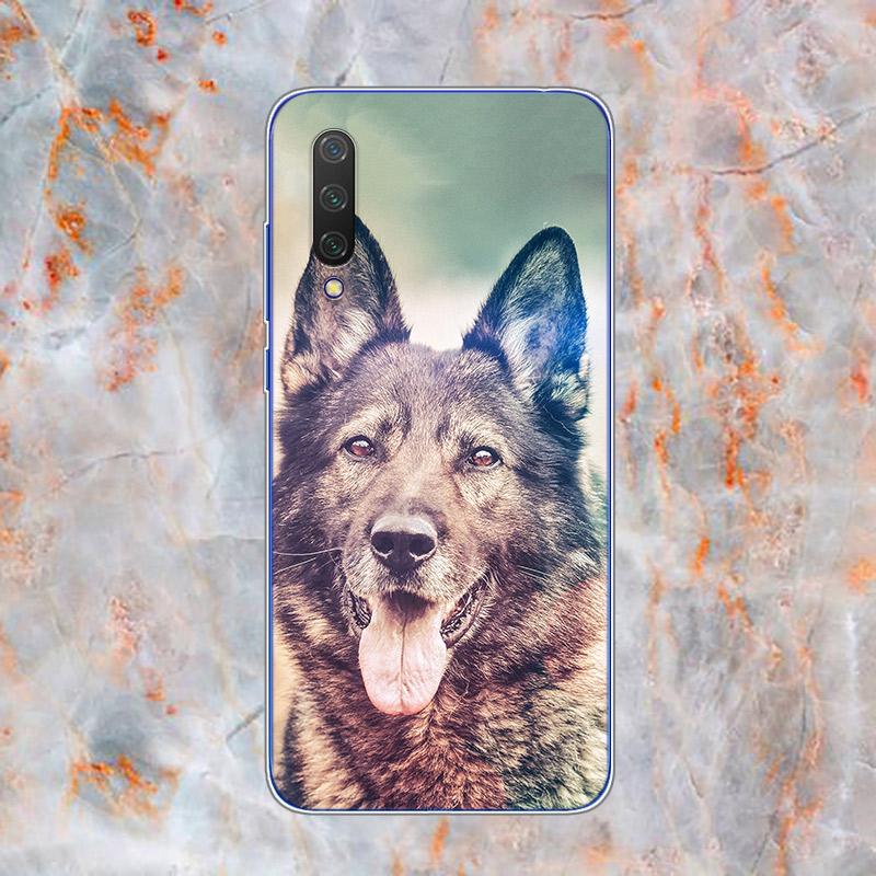 German Shepherds Dogs Soft TPU Silicone Cover For Xiaomi Mi Note 11 10T 10 9 9T SE 8 Lite Pro Ultra 5G Phone Case