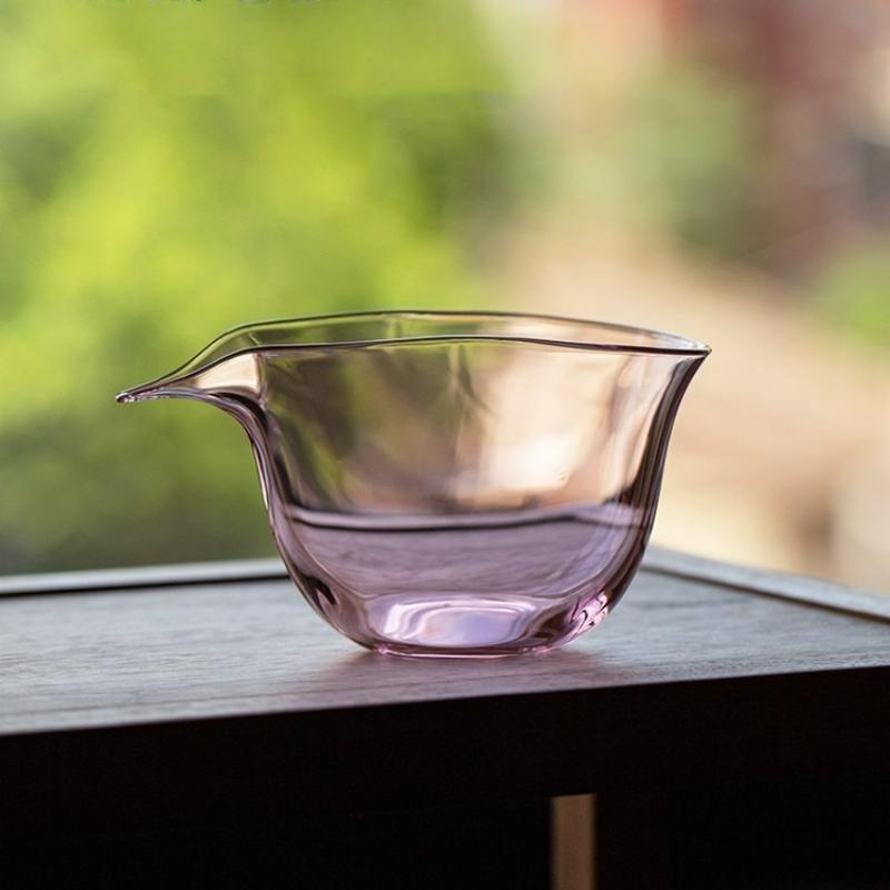 Japanese Style Heat-resistant Glass Fair Cup Kung Fu Tea Transperent Tea Separator Teaware Tea Ceremony Accessories 2025 New