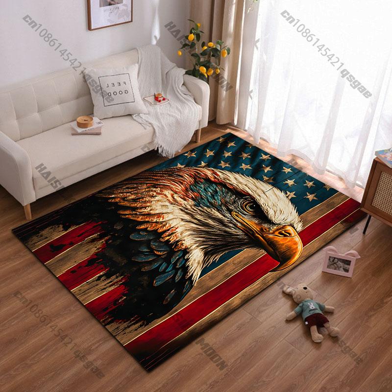 Eagle American flagcarpet Yoga living room room decor children's crawling mat doormat area rug games floor mat