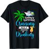 Today's Forecast Cruising with a Chance of Drinking Cruise Cotton Men T Shirt