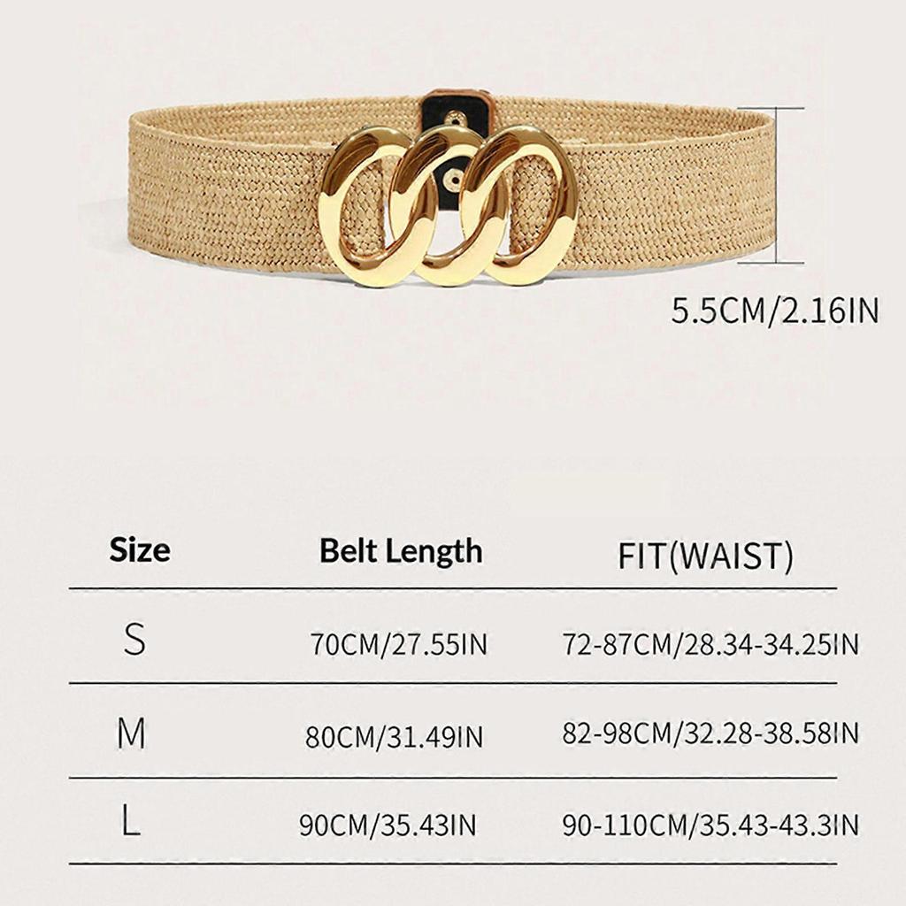 Stretchable Waist Belt Flexible Buckles Waistband For Women Wedding Daily Wear Or Formal Occasion Dress Corset Belt S