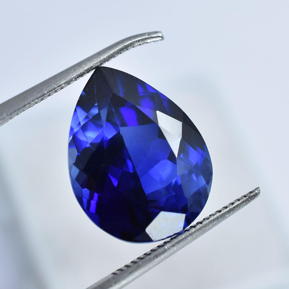 A+ Quality   Natural Blue Tanzanite 9.20 Ct Pear Cut Loose Stones
