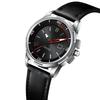 Military Leather Watch Dial Quartz Movement Business Casual Outdoor Sports Wristwatch