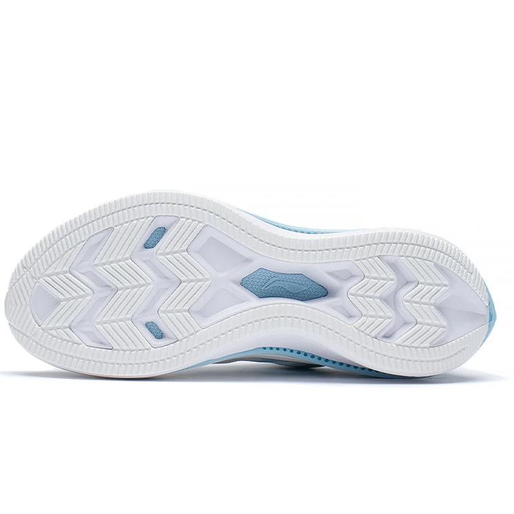 New LiNing WuShi 5S 2.0 Anti-Slip And Wear-Resistant Breathable Low-Top Running Shoes Women's White Blue ARSS012-1