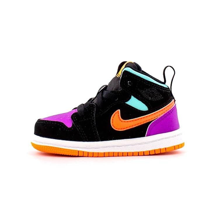 

New Jordan 1 Mid Multi-Color TD 640735-083 21