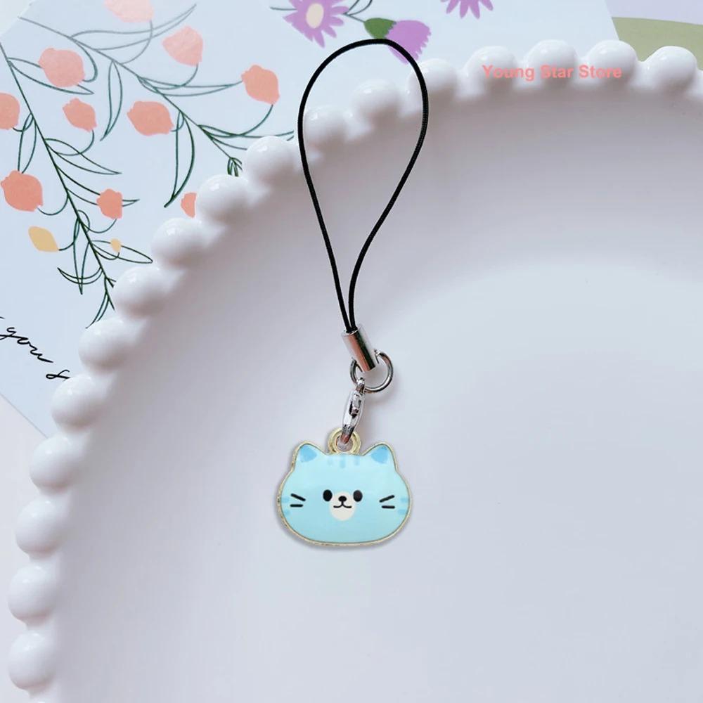 Little Cat Cat Phone Lanyard Charm Animal Phone Pendent Cat Phone Strap  Bag Pendant