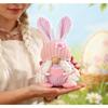 Plush Material Easter Plush Rabbit Easter Decor Bunny Dwarf Ornament  Desktop Decor