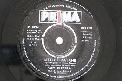 7-Zoll Schallplatte SAM BUTERA - Little Liza Jane / Skinny Minnie PR1003 PRIMA MAGNAGROO 1964 UK Rock Gebraucht