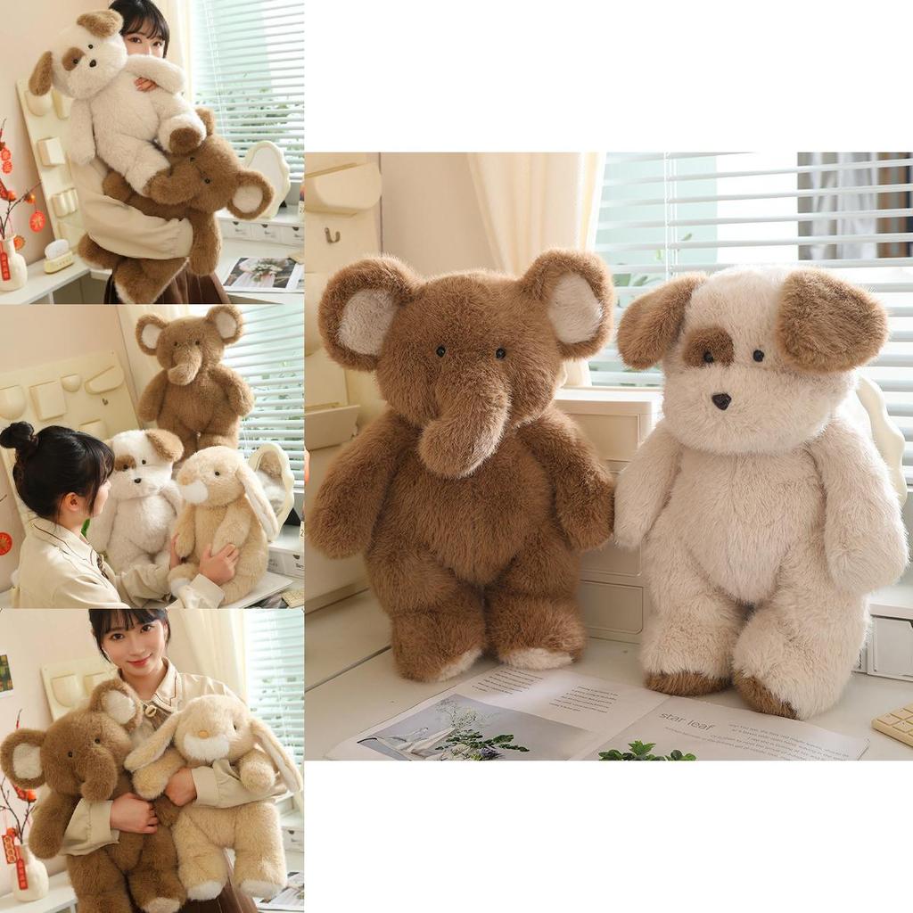 Cute Large-eared Bunny Plush Doll Soft Stuffed Toy Perfect For Kids Bedtime Snuggles