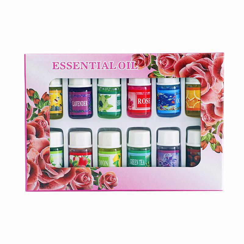 12-Pack 3ML Water-Soluble Essential Oil Fragrance with MSDS Certification