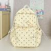 New Y2K Cute Polka Dot Backpack Sweet Girl Bow Small Schoolbag Large Capacity Students Knapsack Women'S Fashion Outdoor Rucksack