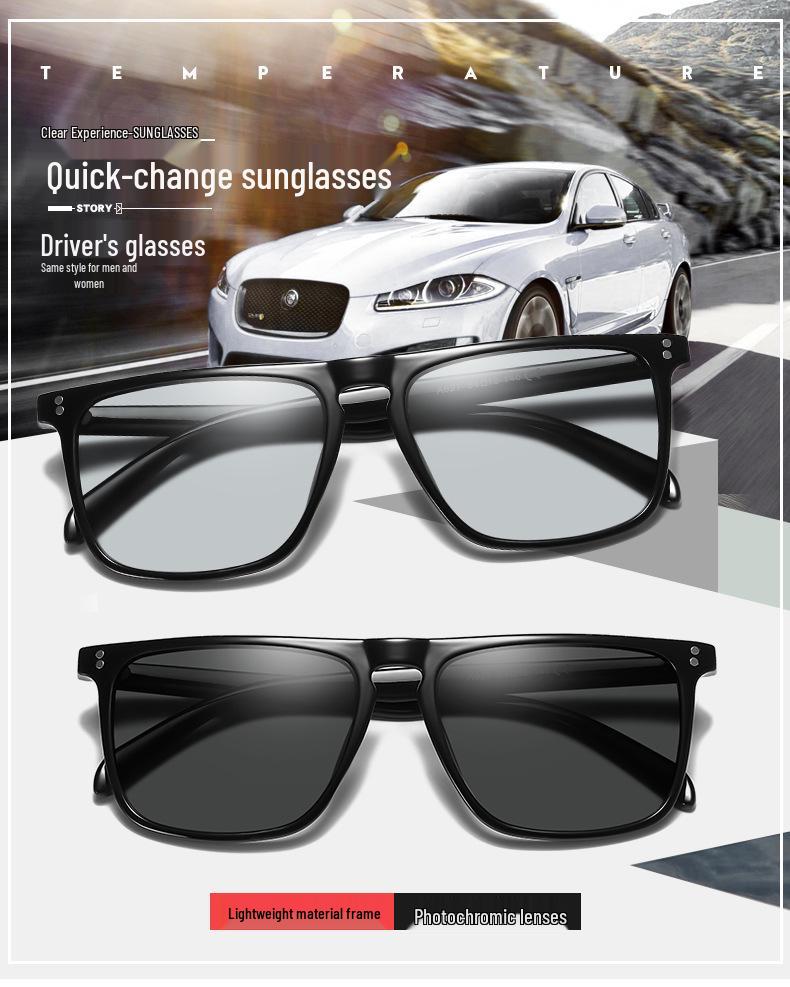 Aolong 627BS Polarized Photochromic Sunglasses - Fashionable Driving & Night Vision Glasses