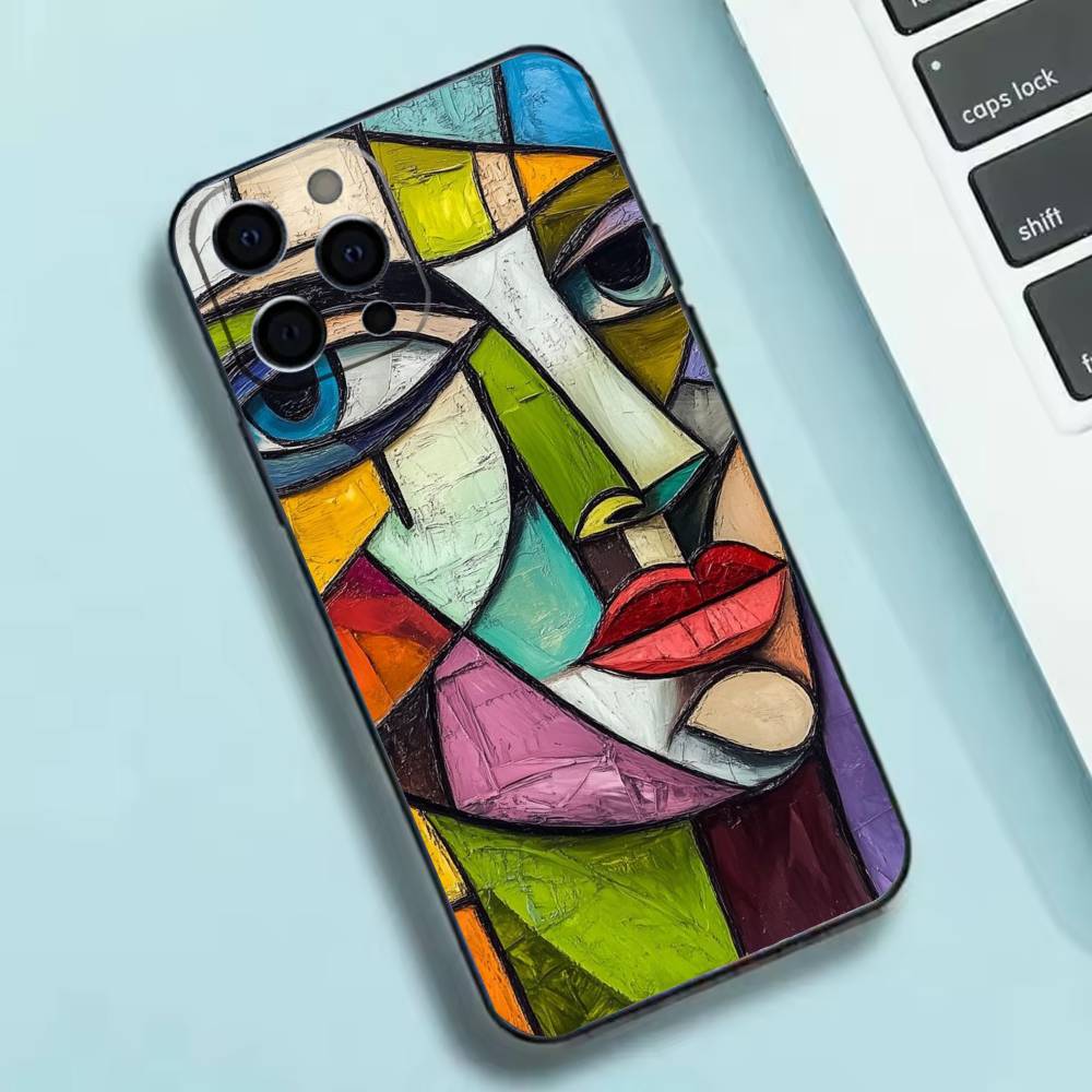 Picasso Abstract Art Painting  Phone Case Silicone Soft For IPhone 17 16 15 14 13 12 11 X XR Plus Pro Max Plus