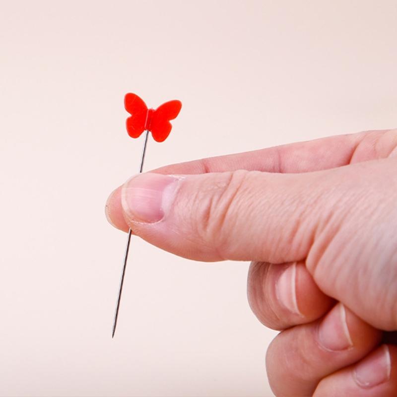 Flower Head Pins Sewing Pins Flat Head Straight Pins Quilting Pins Sewing Patchwork Needle for Sewing Projects