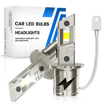 פנס קדמי לרכב מיני H3 LED פנס קדמי לרכב פנס ערפל נורת רכב קירור מאוורר