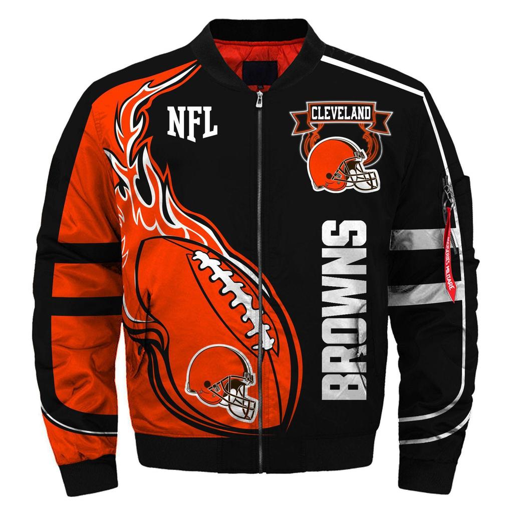 Herren NFL Falcons Team 3D-Druck Reißverschlussjacke