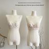 Französische Spitze Ultra-Dünner Trägerloser BH: Hasenohren-Cup, Anti-Hänge-Effekt, Sexy Bandeau-Dessous