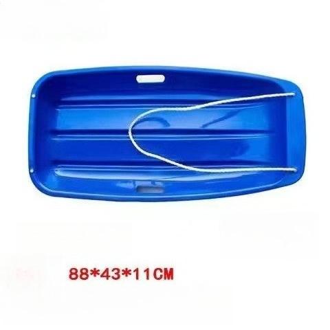 Thickened Small Boat Grass Board Ski Board Wear-resistant Sand Board Grass Mat Sled Double Person Ice Plow синий