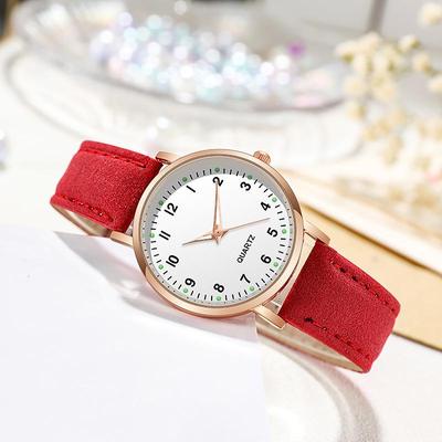 Polshorloges Quartz Klok Casual Leren Band Kleine Wijzerplaat Dameshorloge Vrouw Meisje Eenvoudige Mode Nieuw Uniek