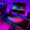 RGB Muismat Koel ROG Muismat Gamer Toetsenbord Mat LED Computer Muispad Toetsenborden Accessoires Gaming Bureau Mat Muis Tapijt Xxl