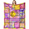 Softball Blanket, Fashion Softball Gifts for Girls Boys Teenagers, Super Soft Warm and Comfortable Throw Blanket for All Season