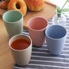12Pcs Wheat Straw Cup Plastic Mouthwash Water Cup Brushing Cup Potable Drinking Travel Cup For Kids Adults