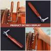 Iplusmile Guzheng Stimmratsche Holz Massiv Stimmung Stimmwirbel Saiteninstrument Musikinstrument Zubehör (Koreanische Zither) Schraubenschlüssel, Typ, 17,5 cm,