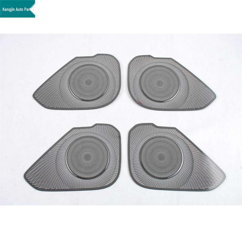 Stainless Steel Black Titanium Steering Wheel and Speaker Covers for Geely Boyue L, Model 25