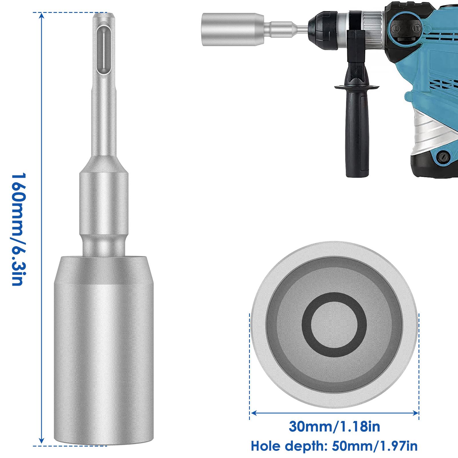 

SDS-Plus Ground Rod Driver 30/45/65 мм Сверло-шуруповерт Сверхпрочный инструмент с Т-образным штифтом Из кованой стали Прочный молоток