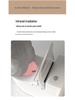 Smart Heated Toilet Seat Cover with Automatic Flip-Up and Foam Shield
