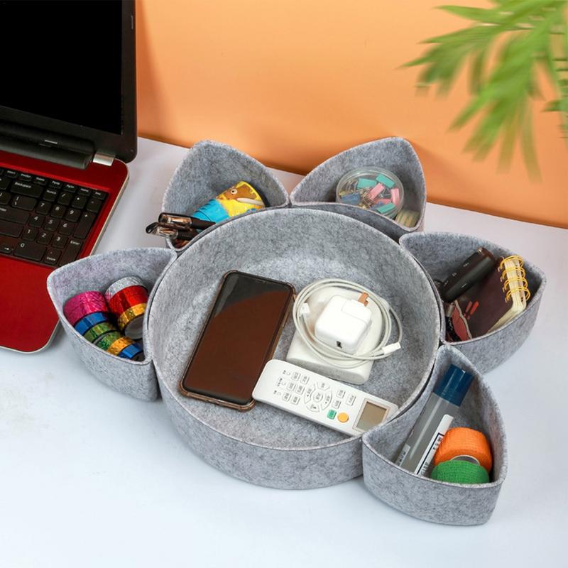 Felt Drawer Organizers Bins Tray Storage Bins Drawer Divider Catchall Tray Vanity Drawer Organizer Storage Organizer For Office