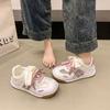 Ugly cute net little white shoes women's moral training 2025 summer new chic niche design thin Forrest Gump sports shoes