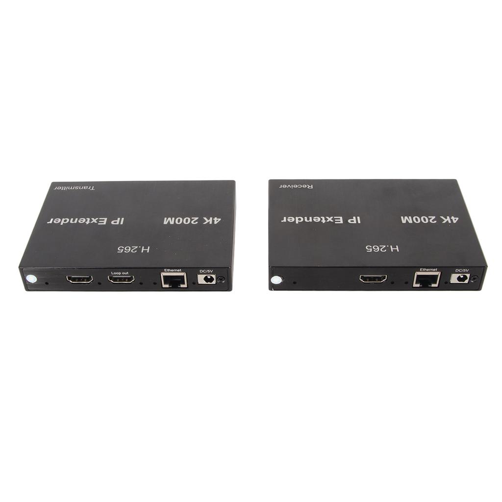 Ekstender KVM USB 4K przy 60Hz Interfejs Multimedialny HD 2.0 Ekstender przez CAT6 CAT7 dla Myszy Klawiatury