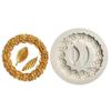 Kreative Handgefertigte Form Blatt Silikonform Kuchen Dekorationszubehör Schokoladenform Girlande Blatt Kuchen Silikonform Werkzeuge