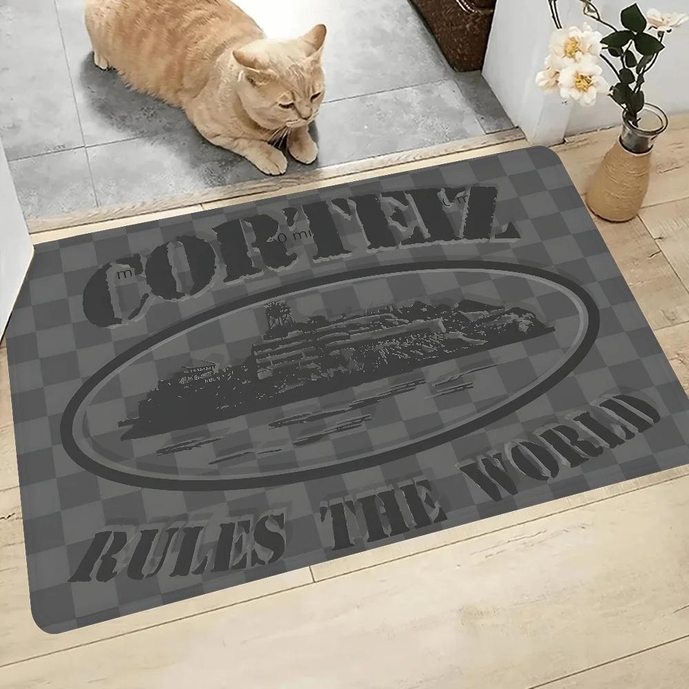 Devil's Island English Floor Bathroom Mat Kids Room Bedroom Decor Balcony Anti-Slip Doormat Living Room Bedside Area Rugs
