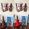 Diy Mini Chocolate Fountain With 3 Layers And Builtin Heating For Party Treats