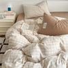 100% Cotton Bedding Set Ins Style Geometric Soft Breathable All Season Use