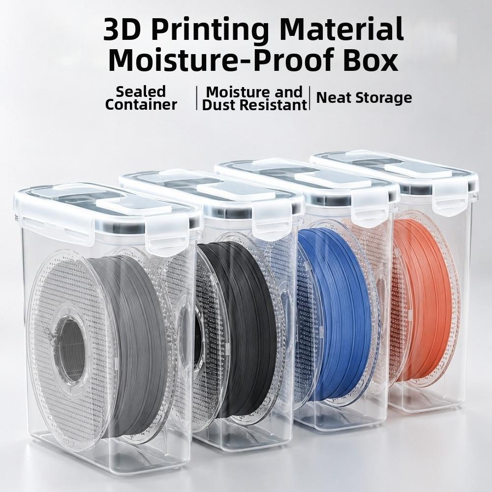 Transparent Filament Container Airtight 3D Printing Container New 3D Printing Storage Box
