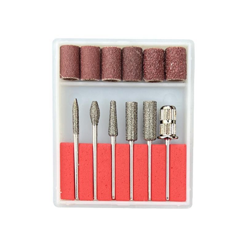 Nail Grinding and Polishing Set with Diamond Ceramic Heads for Nail Removal