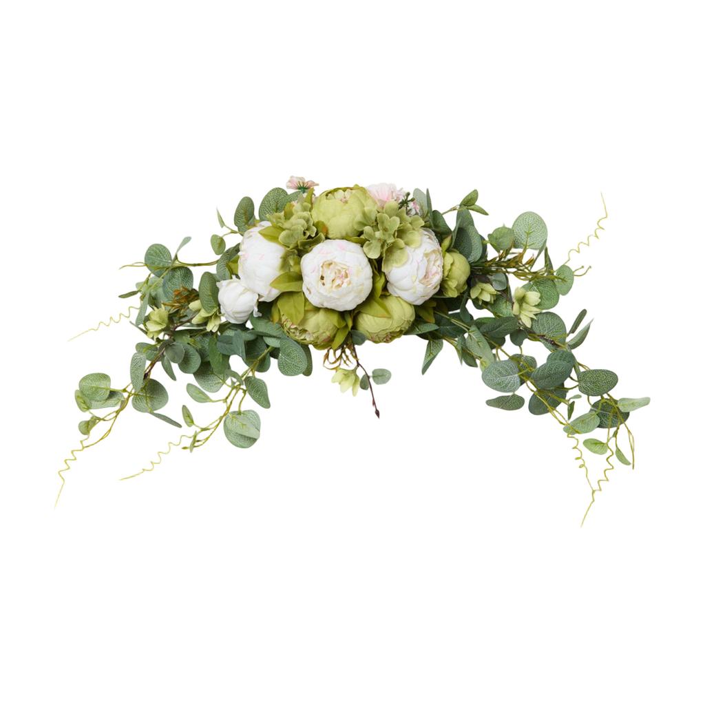 Artificial Flower Door Lintel Mirror Table Flower Hanging Decoration