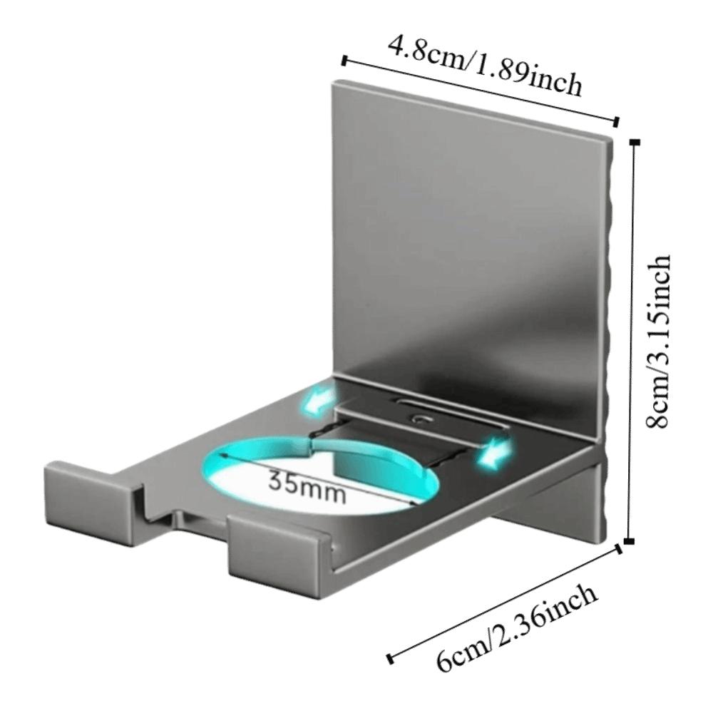 2pcs Aluminum Shower Gel Bottle Hanger 2pcs Bottle Hanger Stand Shower Use