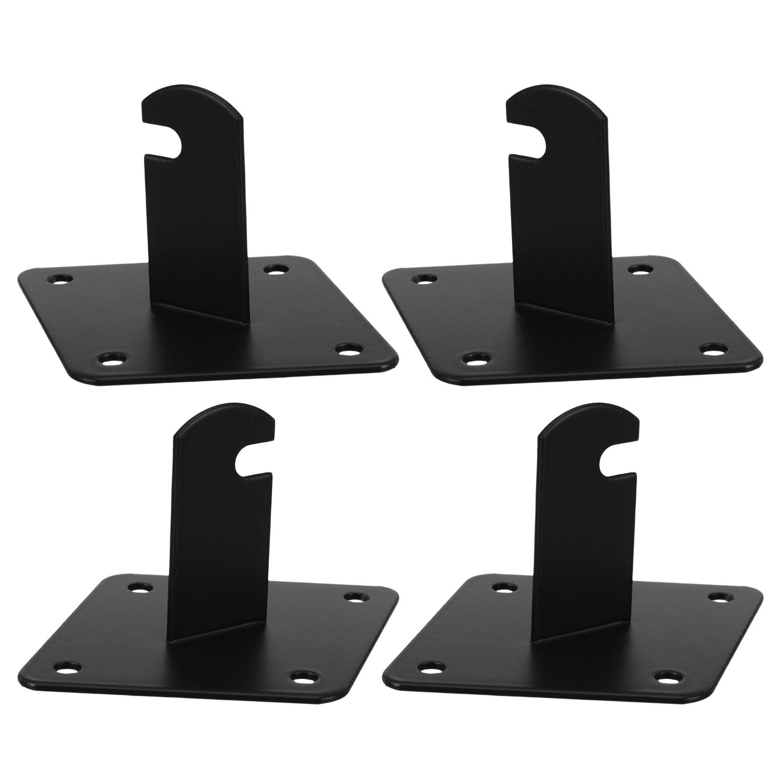 4pcs Gridwall Mount Brackets Metal Grid Panel Wall Mount Bracket Wall Hardware Accessories For Grid Panels Warehouse Office 8 inch