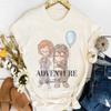 100 Cotton Printed Tshirt Adventure Is Out There Trip Shirt Familyland Vacation Group Matching Gift for Her