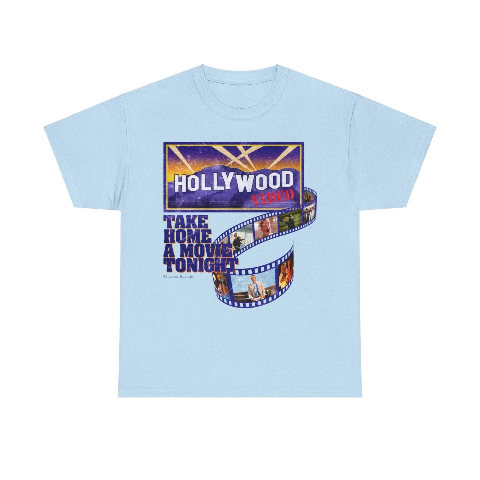 Hollywood Video Retail Movie Store Nostalgic Logo T-shirt M