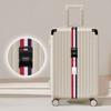 Password Lock Luggage Buckle Strap Name Sticker Anti-lost Travel Suitcase Accessories Durable Adjustable Baggage Belts
