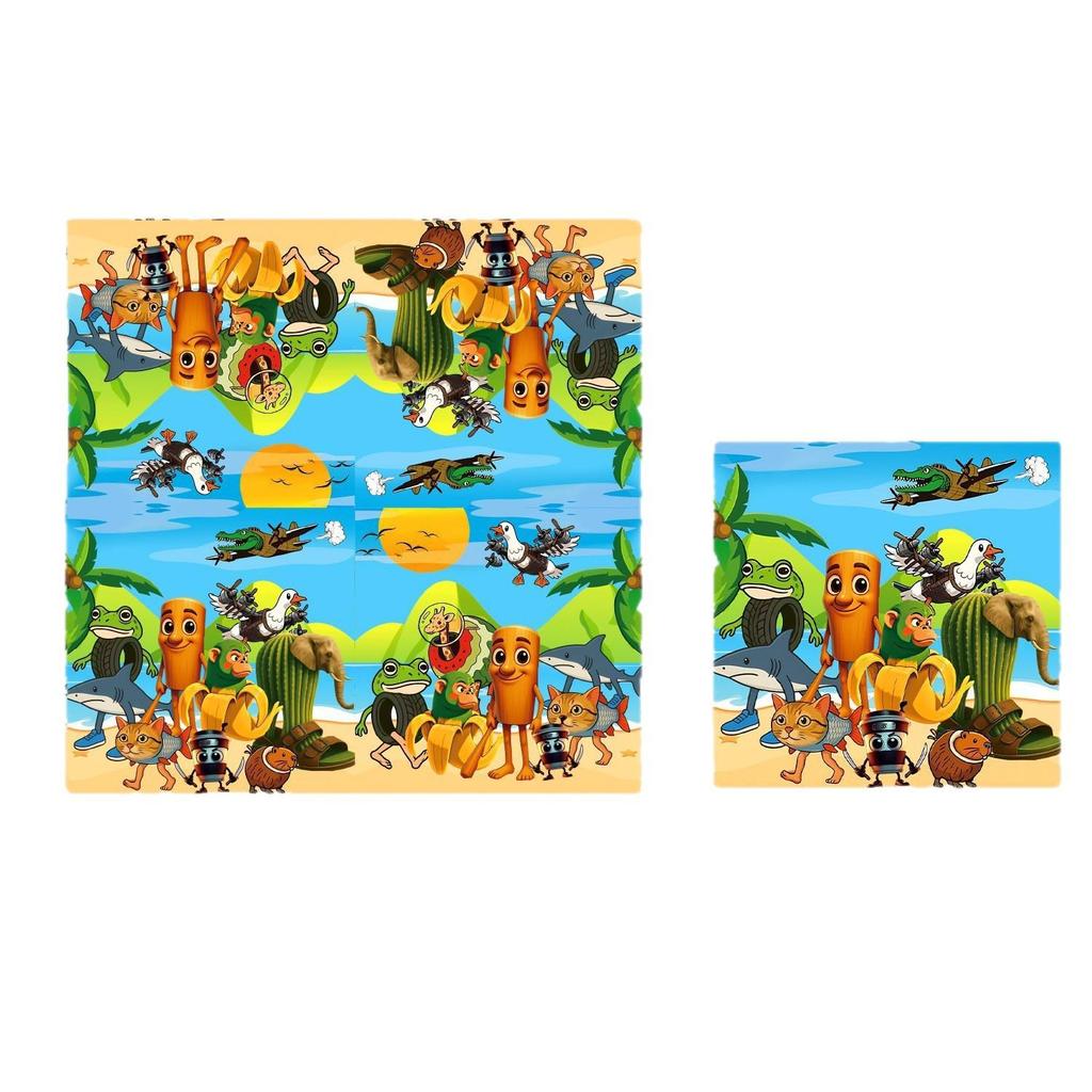 Cross-Border Classic Mountains & Seas Birthday Party Supplies: Cartoon Tableware & Fun Decorations