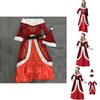 Luxurious Red Santa Claus Dress For Women Perfect For Christmas Holiday Celebrations